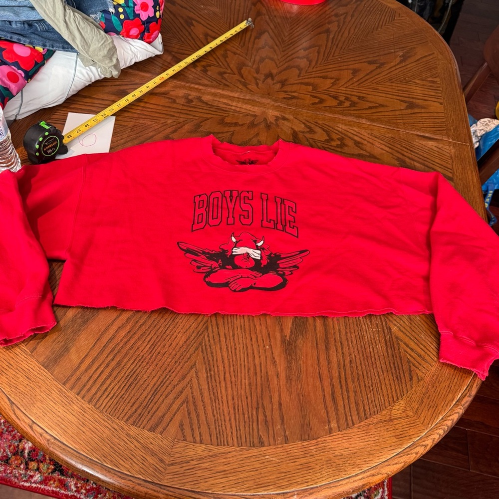 Boys‎ Lie Women's Red Sweatshirt